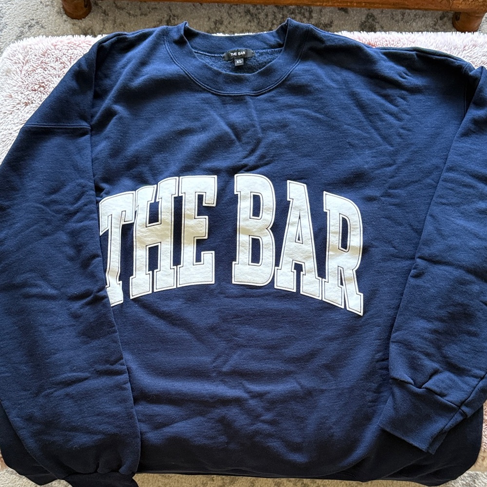 Navy Blue 'The Bar' women’s  Sweatshirt